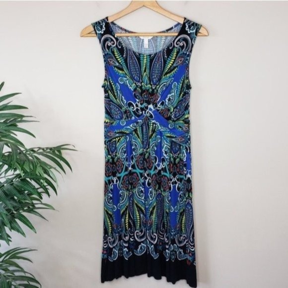 Soma Dresses & Skirts - Soma | Twist Front Paisley Print Dress